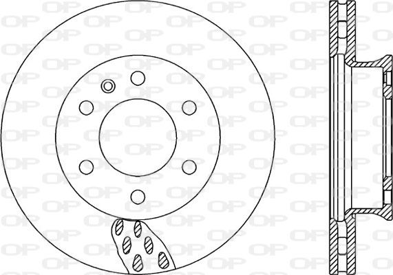 OPEN PARTS Тормозной диск BDA2324.20